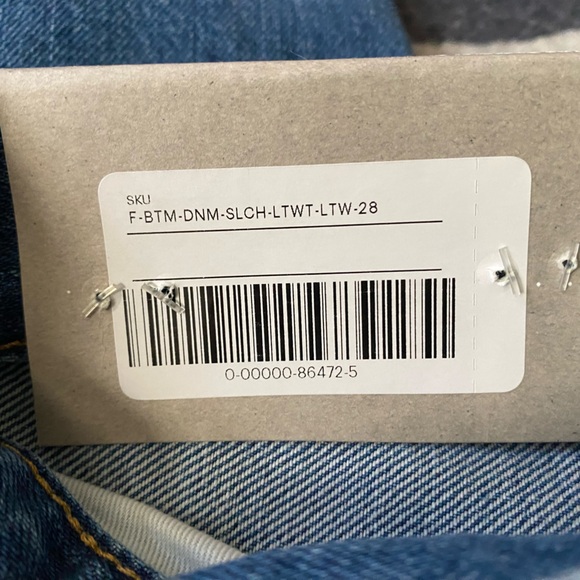 NWT Everlane Summer Slouch Jeans Organic Cotton size 28 - Picture 5 of 16